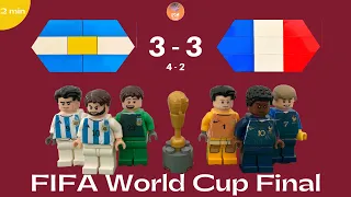 FIFA World Cup 2022 Final Highlights - LEGO #fifaworldcup