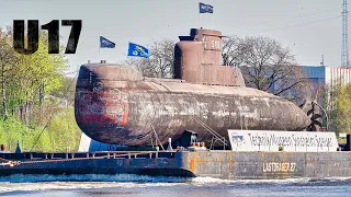 Submarine U17 in the Kiel Canal