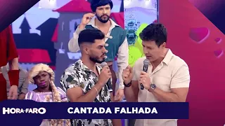 Hora do Faro: No ''Vai Dar Namoro'' Gabriel manda uma cantada para Ana e ela não dá chance para ele