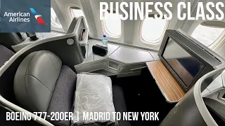 American Airlines Business Class Boeing 777-200ER | Madrid to New York