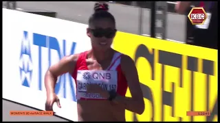 Peru's Kimberly García León claimed first gold medal in the women's 20km race walk