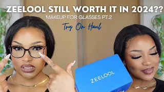 ZEELOOL TRY ON HAUL | MAKEUP TIPS FOR GLASSES WEARERS PT.2 | AFFORDABLE PRESCRIPTION EYEWEAR