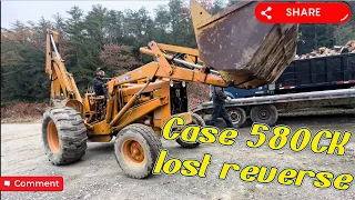 Bringing home my Case 580ck Backhoe