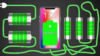 Overcharging iPhone Battery 10000% [1 Minute Timer Bomb] ⚡