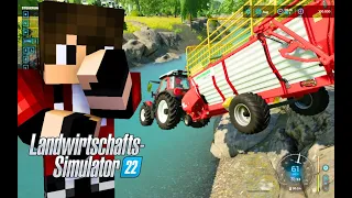 Mit TRAKTOR in den FLUSS! | Landwirtschafts Simulator 22 #01