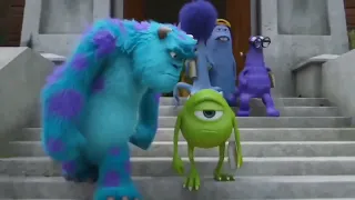 Sulley staring at Mike | Template from Monsters Inc