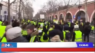 Yellow jackets, twelfth week protest in Paris 02/02/19