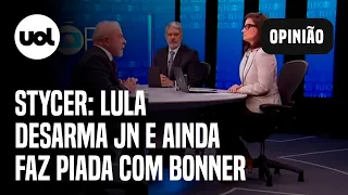 Lula na Globo: Com perguntas esperadas, ex-presidente desarma JN e faz piada com Bonner | Stycer