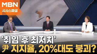 [시사스페셜] 尹 지지율 '취임 후 최저치'…20%선 붕괴되나?