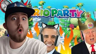 The Gamer Presidents Play Mario Party (ft. Chris Pratt) Reaction!