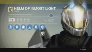 Destiny - EXOTIC: Armor - Helm Of Inmost Light - Helm