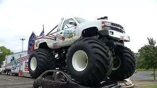 Monster Truck in Brooklyn Park Wows Crowd