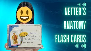 NETTER'S ANATOMY FLASH CARDS UNBOXING