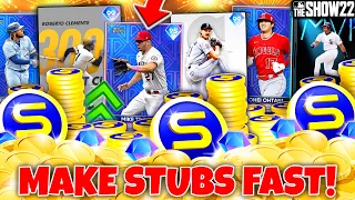How To Make TONS of Stubs FAST & EASY in MLB The Show 22! Best Methods To Make Stubs MLB 22