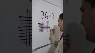 Japanese Method for Multiplication ❤️ गुणन के लिए जापानी विधि #shorts #fyp