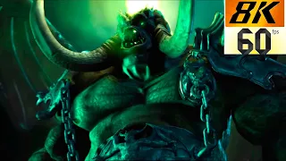 Warcraft III: Reign of Chaos - Grom Hellscream VS Mannoroth Cinematic (Remastered 8K 60FPS)
