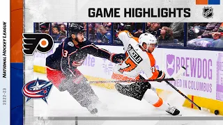 Flyers @ Blue Jackets 11/15 | NHL Highlights 2022