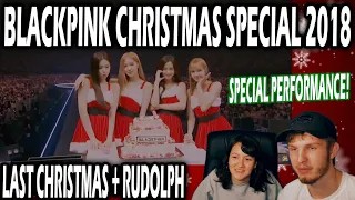 BLACKPINK CHRISTMAS SPECIAL 2018 "LAST CHRISTMAS" + "RUDOLPH TRNR" (REACTION!)