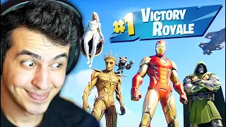 FORTNITE SEASON 4 🔥  مارول اونجرز و ویکتوری رویال