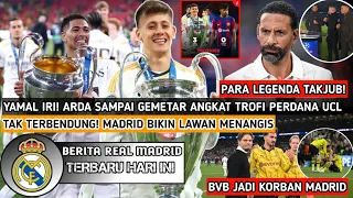 MERINDING❗Arda Guler Sampai Gemetar Angkat Trofi Perdana UCL🥶Lamine Yamal Iri Nih🤭Para Legend Takjub