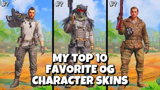 My TOP 10 FAVORITE OG Character Skins in Call of Duty Mobile || Part 6 #shorts