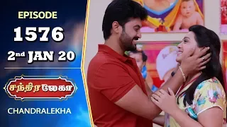 CHANDRALEKHA Serial | Episode 1576 | 2nd Jan 2020 | Shwetha | Dhanush | Nagasri | Arun | Shyam