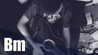 Acoustic Deep Guitar Backing Track In Bm | Gliding