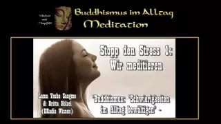 Stopp den Stress! 1: Wir meditieren -  Lama Yeshe Sangmo, Britta Hölzel