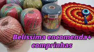 😍 Encomenda belíssima de sousplat + comprinhas