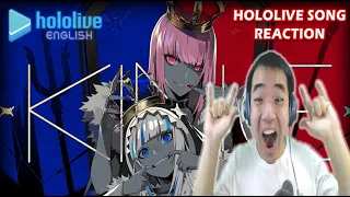 KING by Gawr Gura x Calliope Mori COVER REACTION | HoloLive EN Songs | BEST SONG COLLAB YET?!