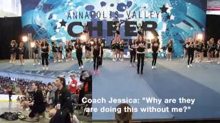 2015 - E & J - Surprise Proposal - West Halifax Cheer Style