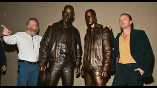 ‘Breaking Bad’ Statues Unveiled In Albuquerque With Bryan Cranston, Aaron Paul Attending