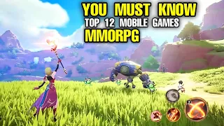 Top 12 Best MMORPG games mobile | Best game MMORPG Free to Play games for Android iOS