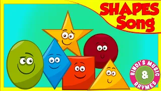 Shapes Song | Sing Along Shapes Rhymes | Learn Shapes with Bindi's Music & Rhymes