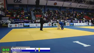 60 kg Курташов Д Заирбеков Г 27 03 2017 Т1 Первенство России до 23 лет, КЕМЕРОВО