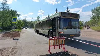 Автобус МАЗ-107.066 №244 по маршруту 16 (не в рейсе) Улица Кочетова - Лодочная станция едет в парк!