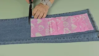 ⭐️ I sew gifts for friends from leftover old jeans!