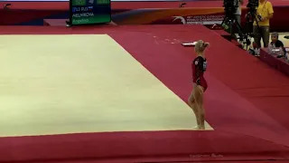 Angelina Melnikova (RUS) Floor Event Finals 2018 Doha World Championships