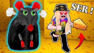 CZY UCIEKNĘ PRZED WIELKIM SZCZUREM w Roblox 🐭🧀 ? Cheese Escape