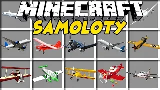 NIESAMOWITE SAMOLOTY W MINECRAFT! || FLAN'S MOD || FABULARMOD #25