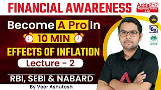 Financial Awareness For Bank Exams | RBI, NABARD, SEBI | Inflation | Lecture #2 By Veer Sir