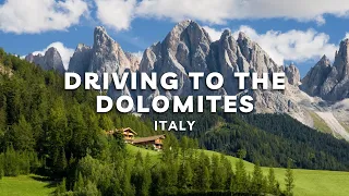 Epic Drive to the Dolomites, Italy | Family Road Trip TIMELAPSE