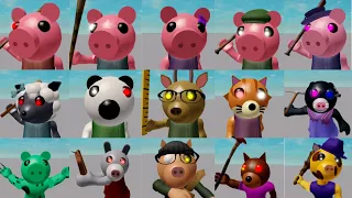 Piggy Bot Testing [ALL JUMPSCARES AND MORPHS]