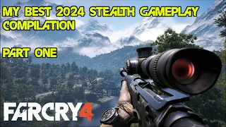 MY BEST ULTIMATE STEALTH GAMEPLAY COMPILATION 2024 FAR CRY 4  - PART ONE  #farcry4 #stealthgameplay