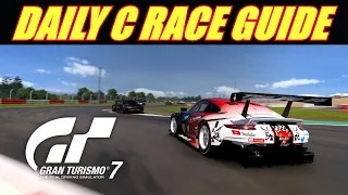 Gran Turismo 7 - Last To 1ST Challenge - Ultimate Race Guide For Daily Race C In Porsche RSR GR.3