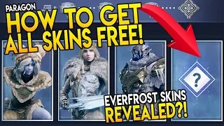 Paragon v44.6 Patch WINTERFEST & HOW TO GET ALL SKINS FREE! "EVERFROST SKINS REVEALED?!"