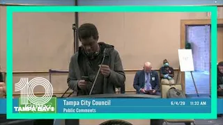 Tampa City Council meets amid ongoing protests about police brutality