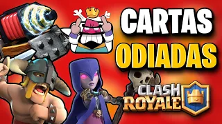 TOP 10 CARTAS MÁS MOLESTAS DE CLASH ROYALE 🤬