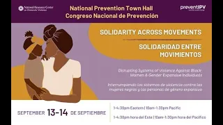 National Prevention Town Hall 2023 – Session 4  (Day 2)