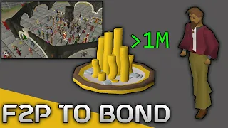 Flipping on the GE, Making our first Million GP | F2p to bond